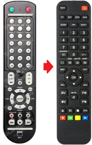 Telecomando nad sr5 per - sr5,